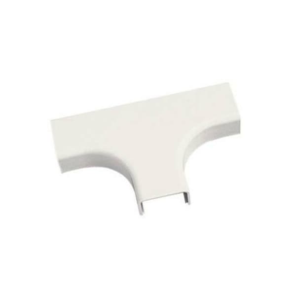 Panduit Fitting, Bend Radius Tee, Ld/ldph, Wh, PK10, 1.62" W, 0.93" H, 4.73" L, White TFC10WH-X - main